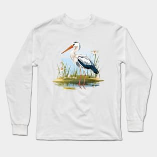 Stork Long Sleeve T-Shirt